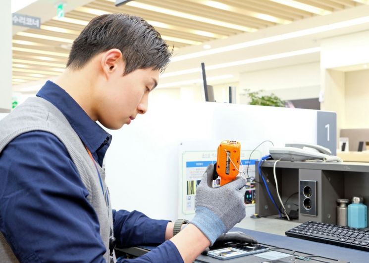 삼성전자서비스, 친환경 서비스 '디스플레이 단품 수리' 확대