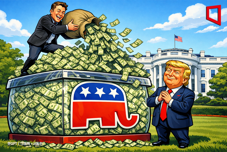 트럼프, 역대급 정치자금 모금…머스크 다시 '큰손' 부상