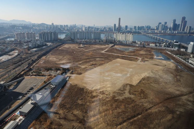 2028년 1만 가구 착공 예정인 서울 용산국제업무지구 부지. 연합뉴스