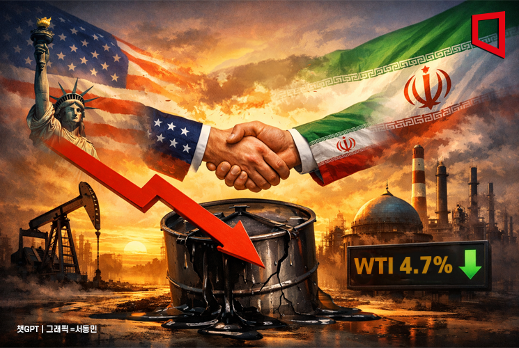 트럼프 "이란과 대화" 국제유가 급락…WTI 4.7%↓