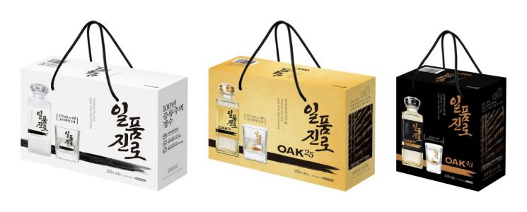 "차원이 다른 향과 풍미"…하이트진로, ‘일품진로’ 설 선물세트 3종