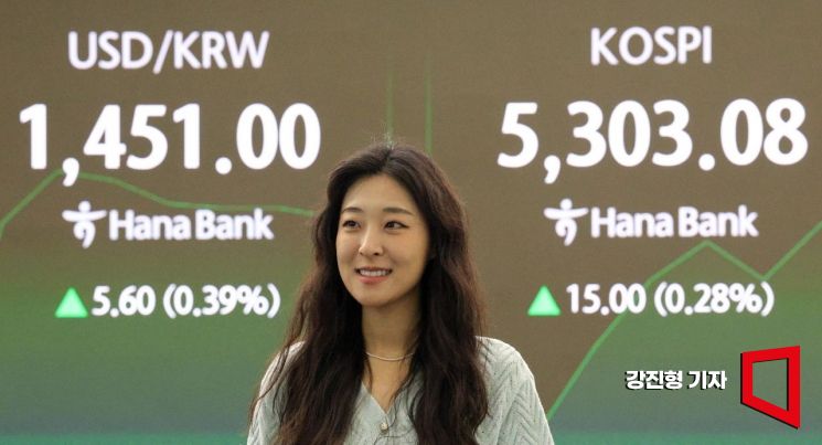 [포토] 5300선 재돌파한 코스피