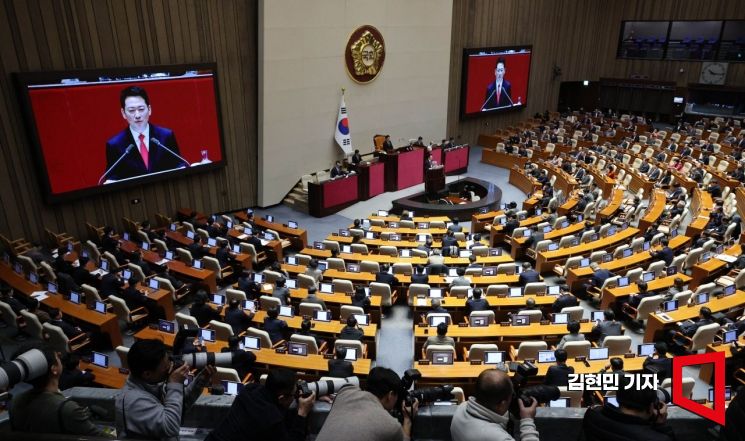 [포토] 장동혁 대표, 교섭단체 대표연설