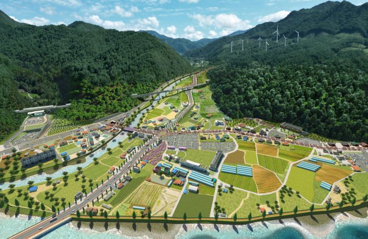 백담역세권 조감도. 인제군 제공