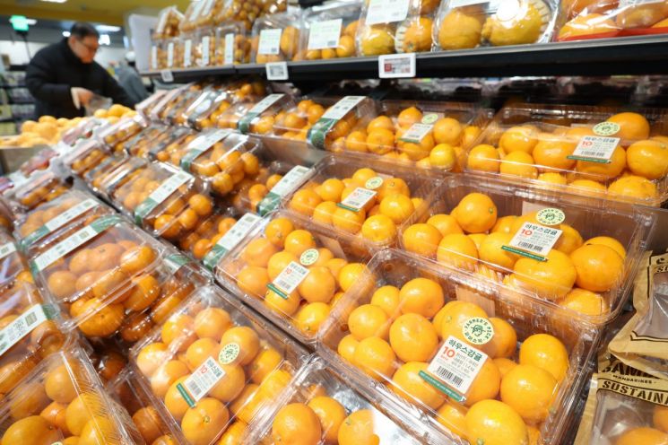 "이게 5만원이라고요?" 마트 갔다가 '깜짝'…겨울 과일값 고공행진