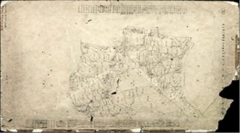 과거 1910~1918년에 한 토지조사사업 당시 측량기술로 종이도면으로 등록된 종이 지적도. 국토교통부 제공