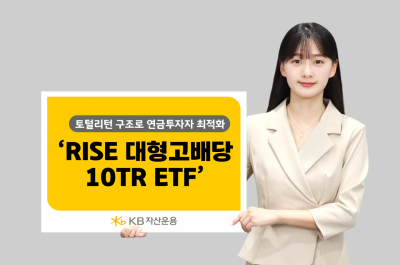 KB운용, 'RISE 대형고배당10TR' ETF 1년 수익률 195% 