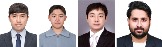경희대와 목포대 공동 연구팀이 경구 투여가 가능한 지속적 종양 사멸 및 면역 유도 항암 나노 플랫폼 을 개발했다. 왼쪽부터 최정욱 교수, 임인호 연구원, 박진우 교수, 락스만 수베디 박사. 경희대학교