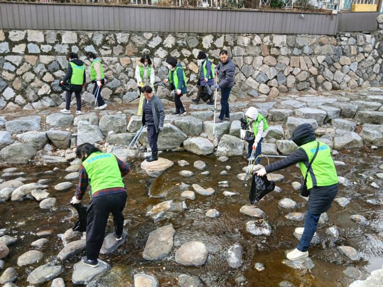 반월중앙동 설맞이 관내 환경정비.