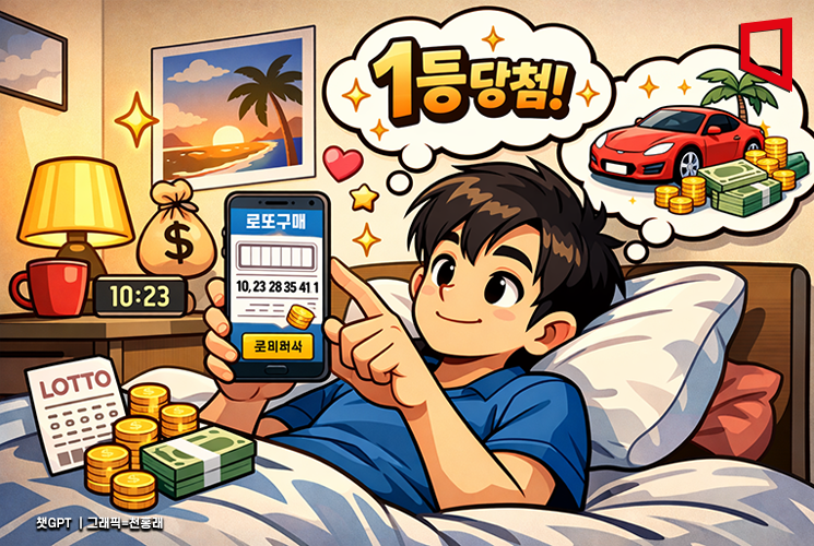 Lotto Now Bought on Your Phone in Bed... "Up to 5,000 Won Per Person, No Purchases on Weekends"