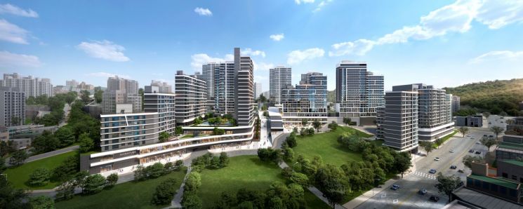 서울 성동구 금호 제21구역 주택정비형 재개발사업 투시도. 롯데건설