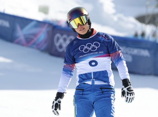 스노보드 간판 이상호, 메달 획득 실패…'16강 탈락'