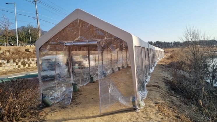 중랑천 맨발의 청춘길. 의정부시 제공