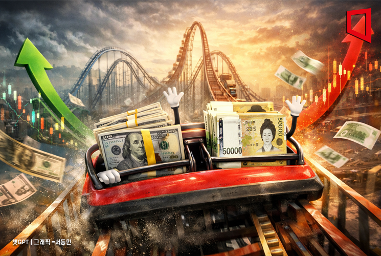 "다카이치부터 앤스로픽까지" 일평균 14원 급등락 환율, 안정 관건은