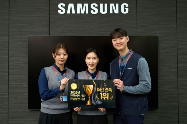 Samsung Electronics Service Center Ranks No. 1 in "Korea's Most Admired Companies" for 15 Consecutive Years