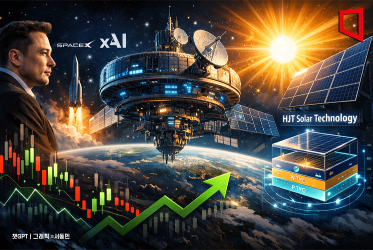 머스크의 '우주 데이터센터' 구상…HJT 태양광이 뜬다