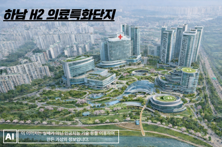 하남H2의료특화단지. 강병덕 특보 제공