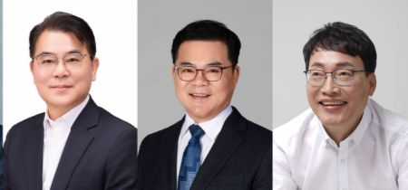 전남 민주진보교육감 후보자로 참여한 김해룡 여수교육지원청 교육장, 문승태 순천대 대외협력 부총장, 장관호 전 전교조 전남지부장.(사진 왼쪽부터 가나다 순)