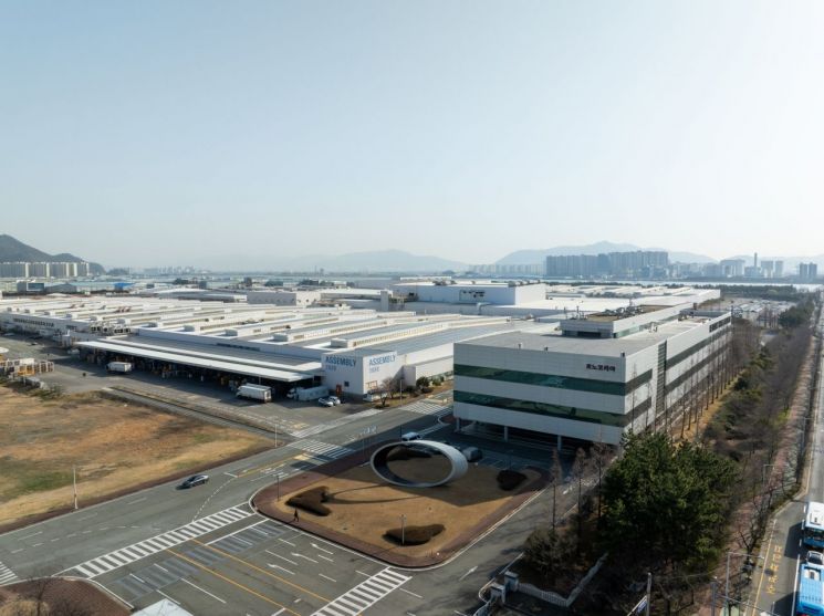 르노코리아 부산공장.