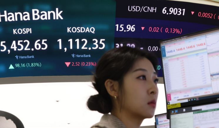 코스피 5500포인트 돌파…반도체주 강세