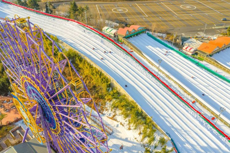 경주월드 타임라이더 스노우파크. 경주시 제공