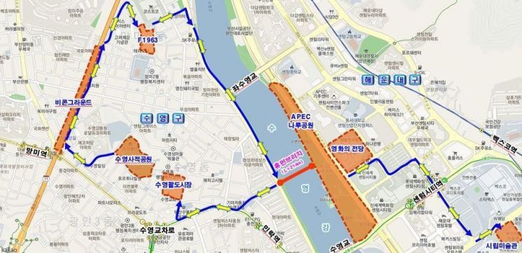 부산 첫 '보행자전용길' 생겼다… 강 건너 잇는 '수영강 휴먼브리지' 준공