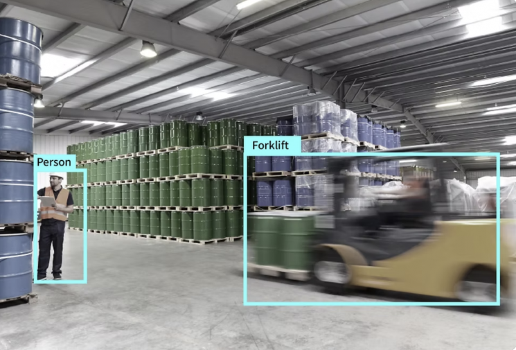 AI 전문 기업 미스릴의 산업재해 방지 AI 시스템 '가디언 알파'가 구현되는 모습. 미스릴 홈페이지 캡처