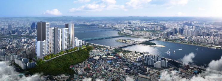 극동강변소규모재건축사업 조감도. 극동건설 제공