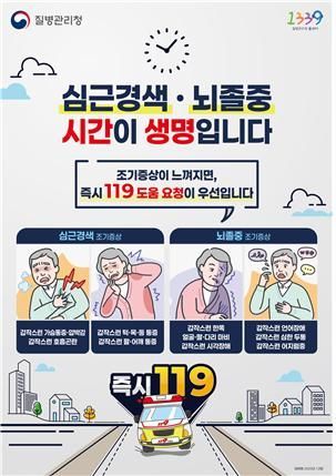 갑자기 말 어눌해지거나 가슴 통증 땐…"즉시 119에"