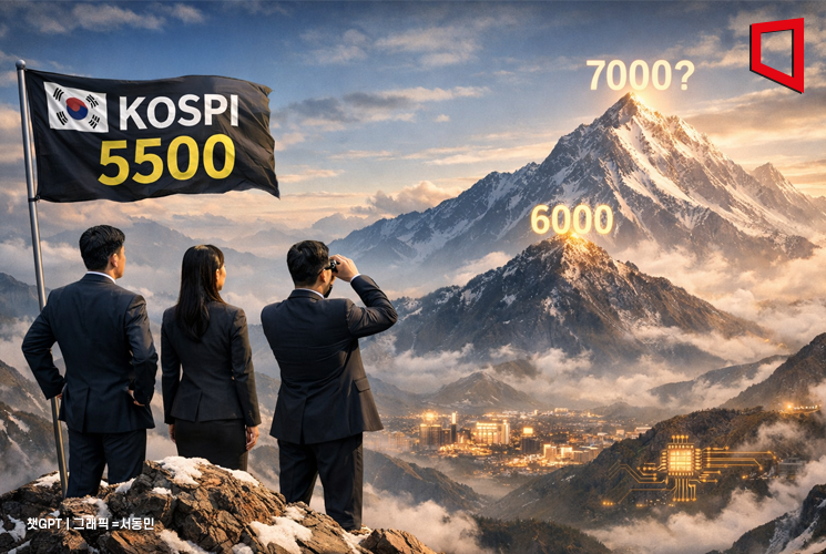 5500 찍은 코스피…"6000 고지 보인다"