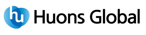 휴온스 글로벌 기업 로고 이미지. 휴온스글로벌