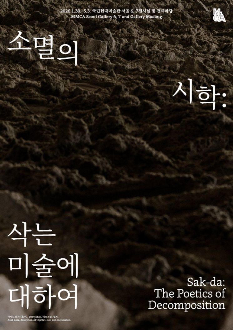 인간 중심의 시선 대신 생태적 감각을, 영속성 대신 순환을 호출하는 전시 《소멸의 시학: 삭는 미술에 대하여》. 사진 국립현대미술관 서울