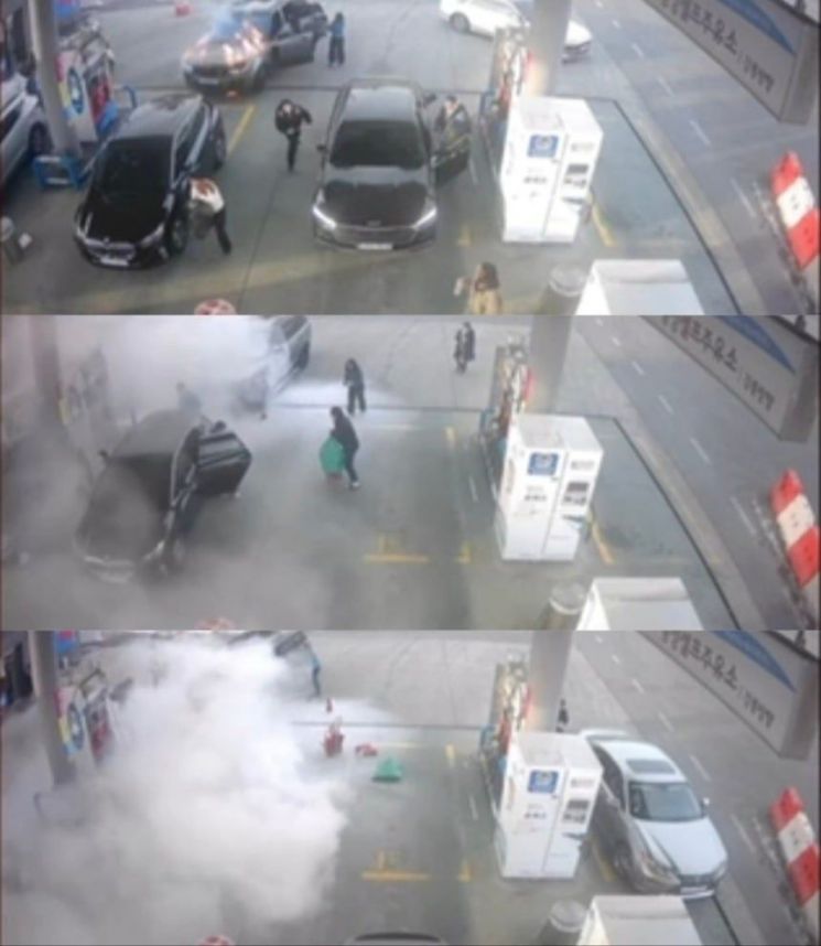 "빨리 내리세요" 운전자 내리자 '화염'…대형 참사 막은 군무원