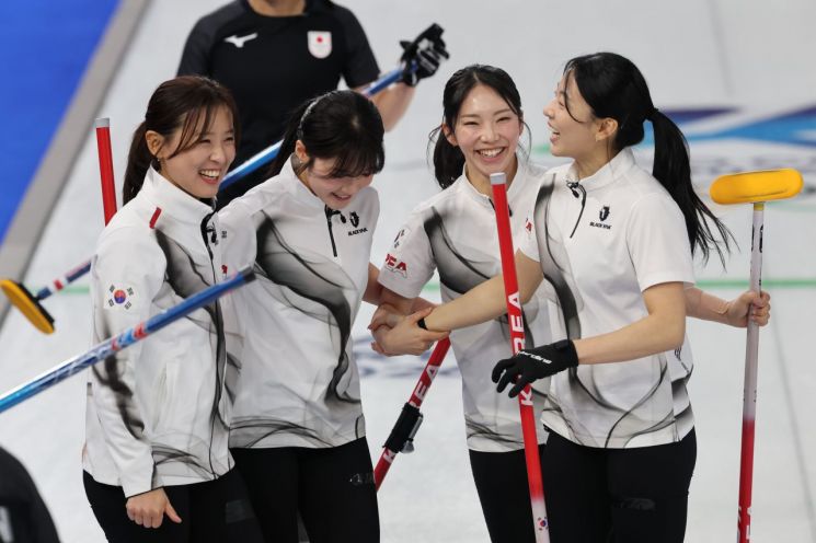 "K팝 스타인줄"…韓컬링 대표팀 미모에 日언론도 열광 