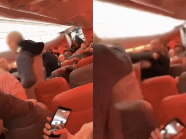 "제발 그만 좀 싸우세요" 비명 터진 기내…집단 몸싸움에 결국