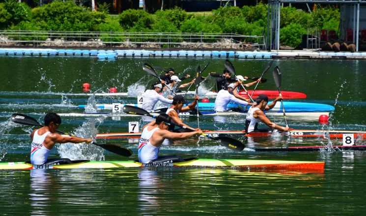 화천 파로호배 전국 카누대회. 화천군 제공