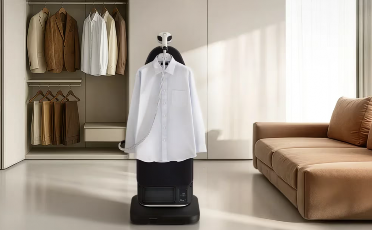 집안에 '290만원 짜리 세탁소' 들여놨어요…쭈글쭈글 옷들 싹 펴졌네[언박싱]