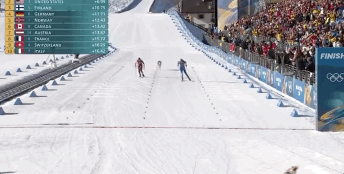 "늑대가 나타난 줄…" 올림픽 경기 난입한 깜짝 주자의 정체