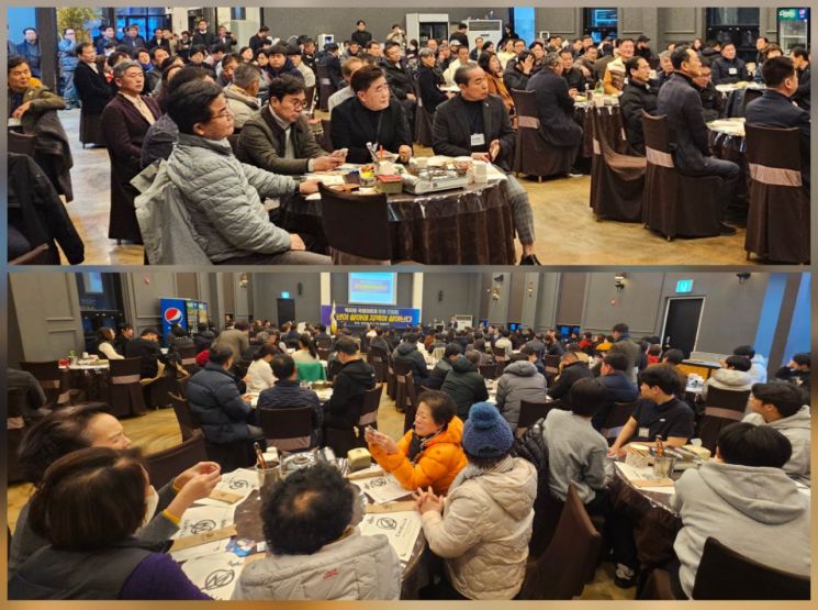 이날 민생간담회 자리에는 주요 내빈과 지역민 200여 명이 참석해 성황을 이뤘다. 이준경 기자