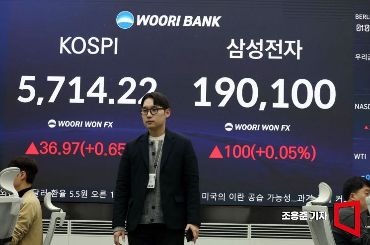 [Photo] KOSPI Rises as Samsung Electronics Tops 190,000 Intraday