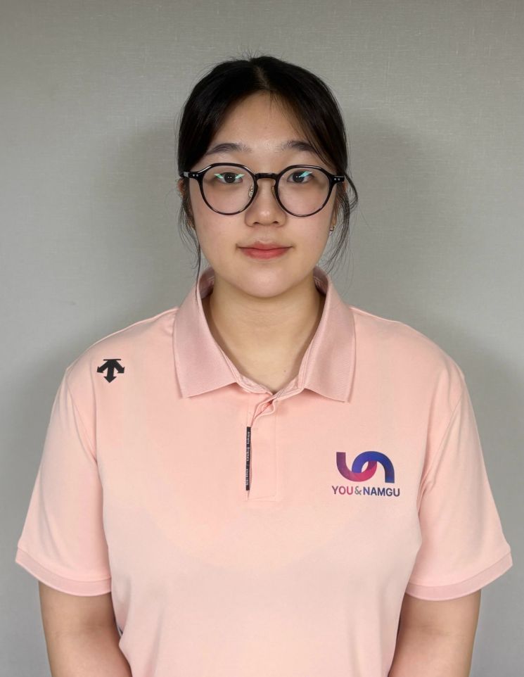 실업팀에 입단한 장가영 선수.