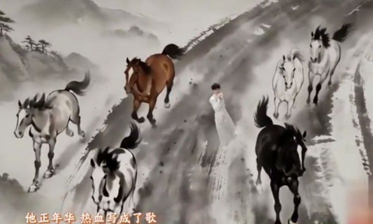 利用“Seedance 2.0”制作的春节电视晚会视频。中国中央电视台画面截图 韩联社供图