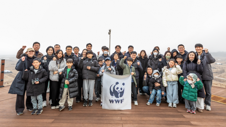 GS건설, 임직원 가족과 철원 두루미 탐조 활동