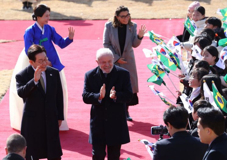 李대통령, 국빈 방한 룰라에 "소년공 출신으로 인생 역정 너무 닮아"