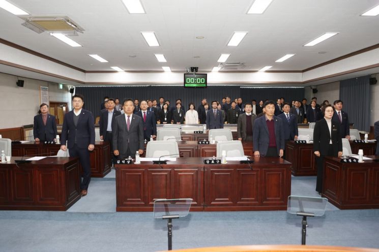 상주시의회, 제237회 임시회 개회