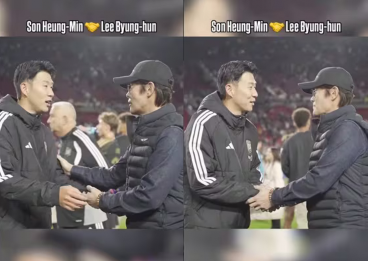 "한국 전설들의 만남" 이병헌, MLS 개막전서 메시와 격돌한 손흥민 현장 응원