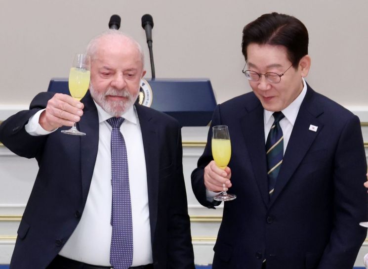 李대통령 "존경하는 아미고 룰라, 오늘이 한-브라질 번영의 첫걸음"