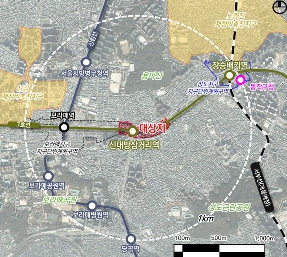 서울시, 신대방지구 지구단위계획 변경…용적률·최고 높이 등 완화