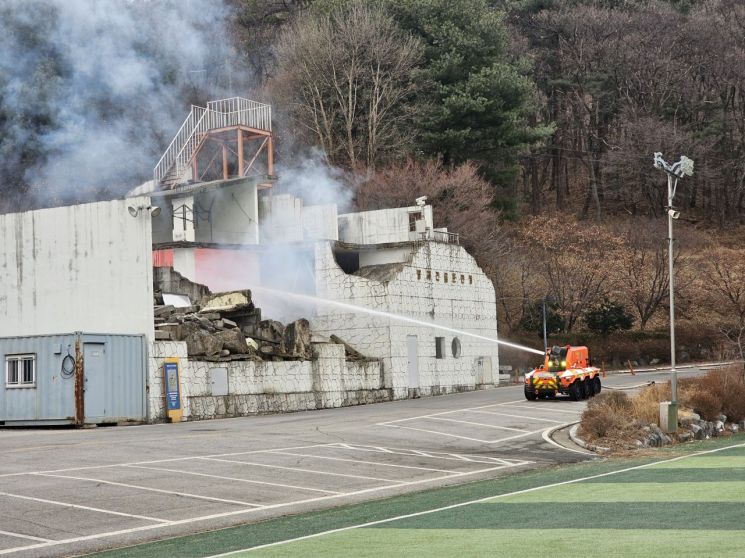 현대차그룹, 무인소방로봇으로 소방관 안전 지킨다