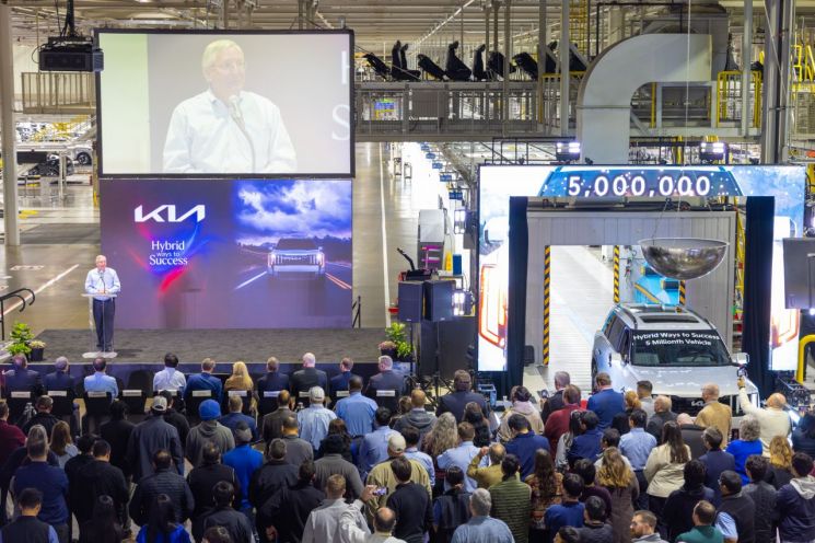 기아 조지아, 누적 생산 500만대 돌파…하이브리드 모델 생산 개시